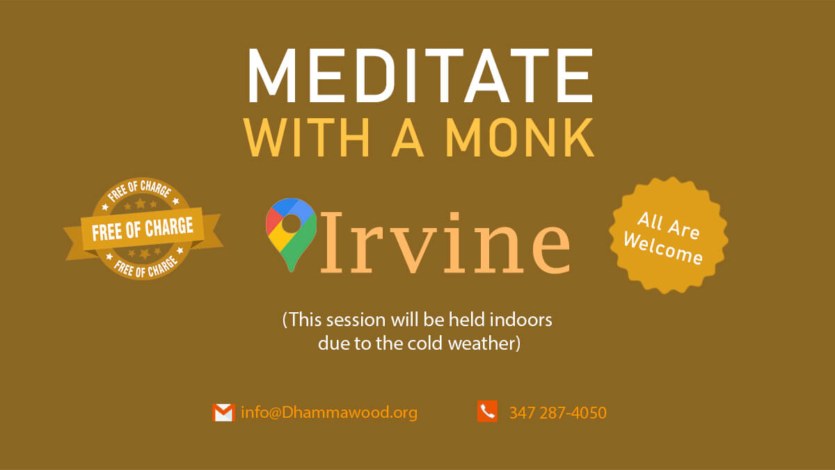 meditate with a monk at Galaxy art center.