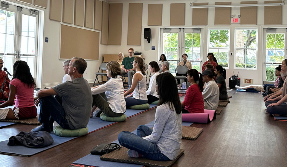 meditate with a monk on july 8 at the sweet shade ability center in irvine california - Theme was don't seek validation