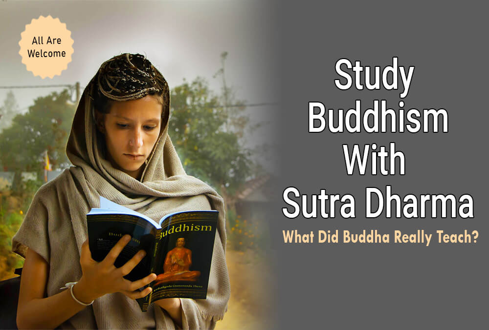 Buddhism - Sutta Study - Every Other Saturday at Dhammawood Meditation Center