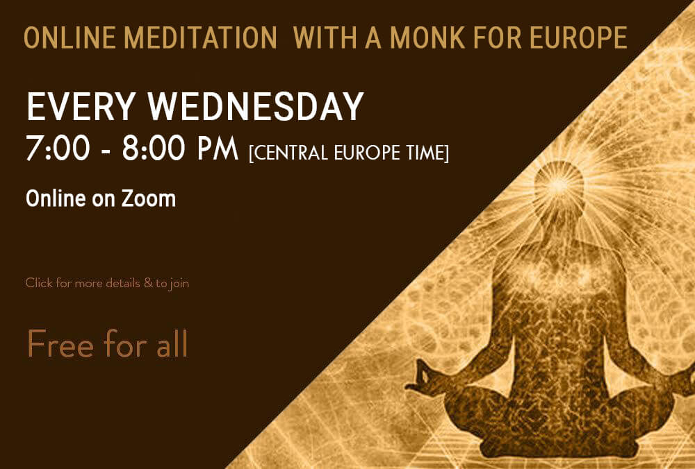 Meditation With A Monk For Europe